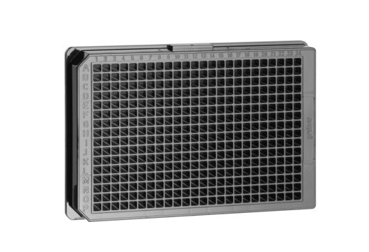 SensoPlate, 384 well, F-bottom, glass bottom, black