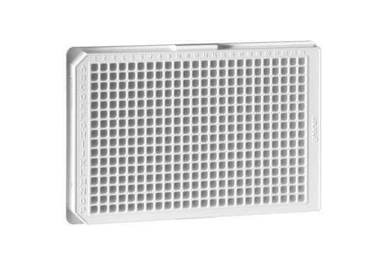 Microplate, 384 well, PS, F-bottom, white, STREPTAVI