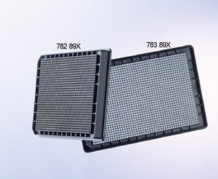 Microplate, 1536 well, glass bottom, flat bottom, SensoPlate