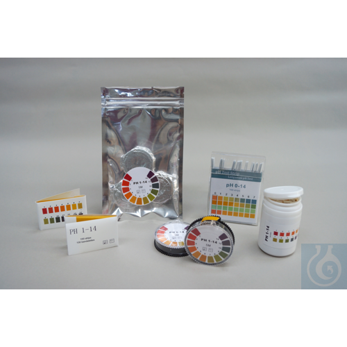 Image of Indicator paper, bottle with 200 strips, pH 6,4-8,0