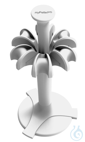 AHN myPette Pro Carousel stand for 6 pipettes, white, acrylic, 1 pc - Luminix Health