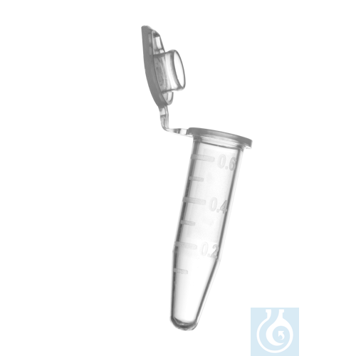 Image of AHN myTube® MCT Micro Tubes 0.5 mL, clear, sterile, Case / 5 x 1.000 pcs.