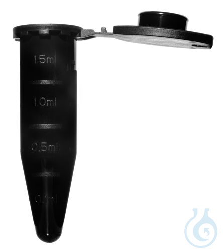 AHN myTube® MCT Micro Tubes 1,5 mL, black, Case / 16 x 500 pcs. - Luminix Health