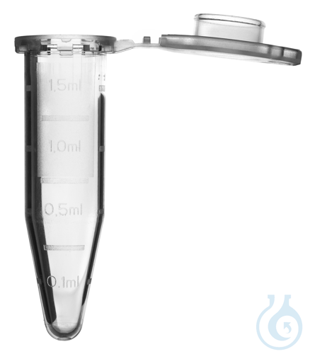 Image of AHN myTube® MCT Micro Tubes 1,5 mL, clear, sterile, Case / 10 x 500 pcs.