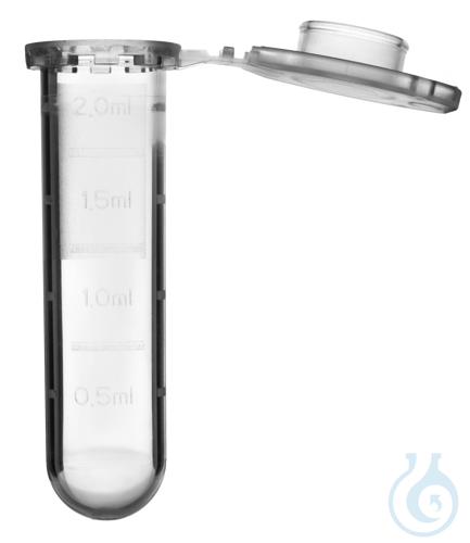 Image of AHN myTube® MCT Micro Tubes 2,0 mL, clear, sterile, Case / 10 x 500 pcs.