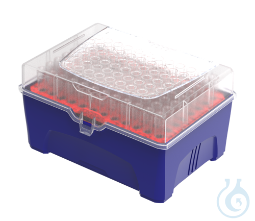 Image of AHN myTip EffortLess EL3 Filter Tips, 20µl, sterile, racked, Case / 10 x 10 x 96