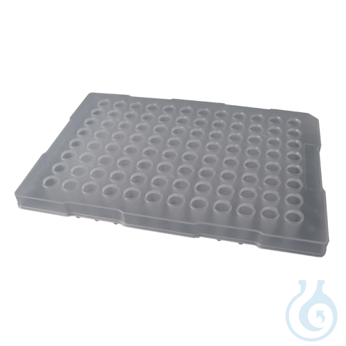 Image of AHN myPlate 96-Well PCR Plate, 0.2 mL, semi-skirted, frosted, Case / 5 x 10 pcs.
