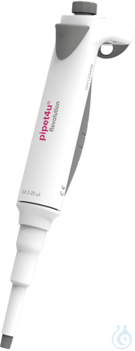 Image of AHN pipet4u® Revolution Electronic single channel pipettes, 100-5000 µL, 1 pc