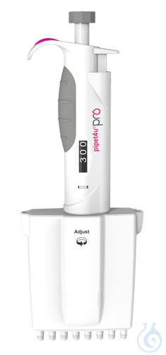 Image of AHN pipet4u® Pro Manual multi channel pipettes 8-channel 0.5-10 µL, 1 pc