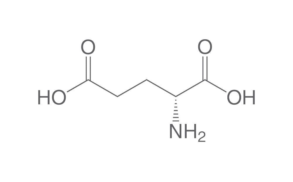D-Glutamic acid, min. 99 %, for biochemistry, 5 g, plastic - Luminix Health
