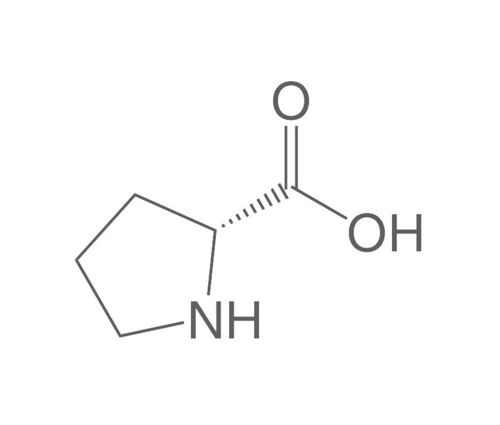 D-Proline, min. 98,5 %, for biochemistry, 1 g, glass - Luminix Health