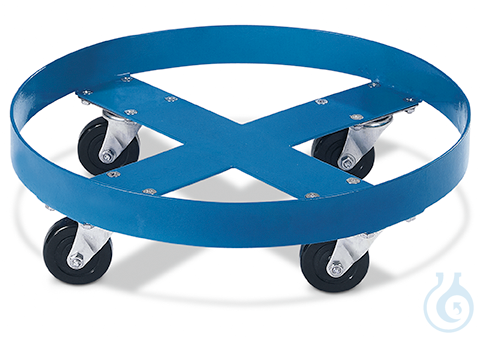 Image of drum dolly made of steel - Luminix Health