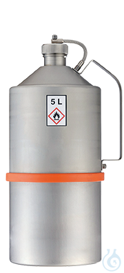 Transport can st.steel 1.4571 pol. V=5 L, 165x165x400 - Luminix Health