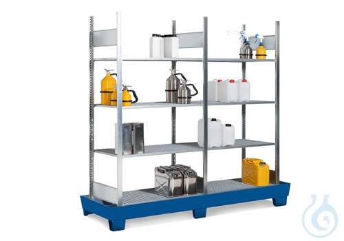 hazardous substances rack (basic rack) steel galv., 2470x816x2100