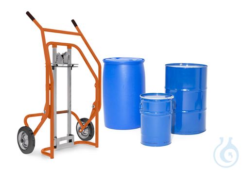 Image of drum trolley made of steel - Luminix Health