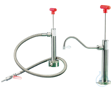 drum pump (stainless steel), conveying: 0.22 l/stroke - Luminix Health