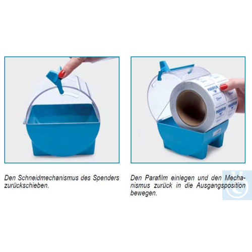 parafilm dispenser - blue