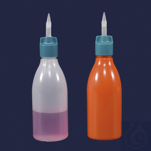 bottle - dropping - P.E - clear - 100 ml