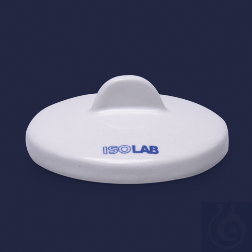 crucible lid - porcelain - 52 mm dia.