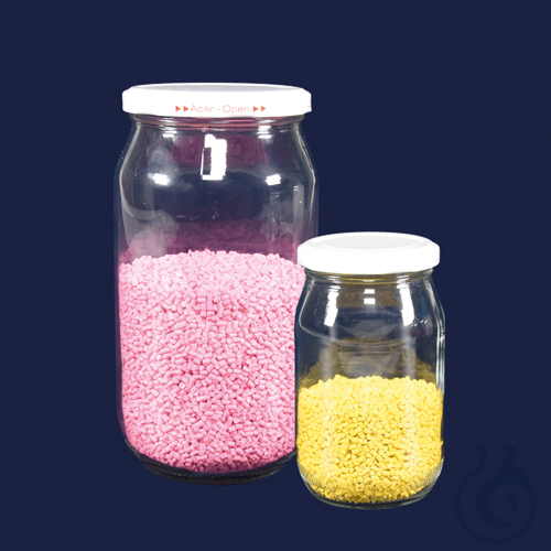jars - wide neck - neutral glass - 370 ml