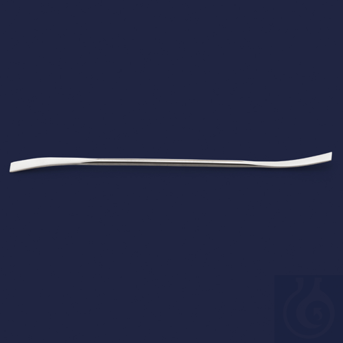 spatula - stainless steel - curved end - 150 mm