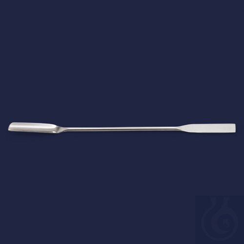 spatula - stainless steel - round grooved - 150 mm
