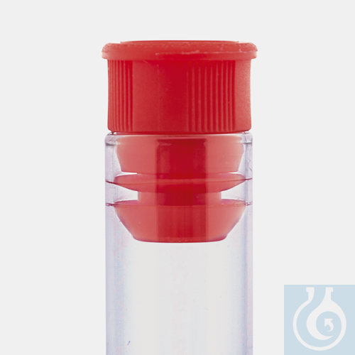 stoppers for tubes - flange - for 12/13 mm tube diameter - P.E - blue