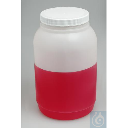 Image of SP Bel-Art Wide-Mouth Gallon Polyethylene Bottle; - Luminix Health