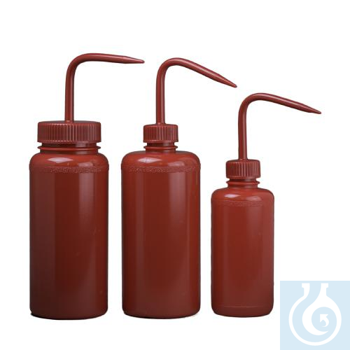 SP Bel-Art Red 500ml (16oz) Polyethylene WashBottles; Polypropylene Cap, 53mm - Luminix Health