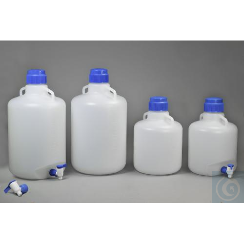 Image of SP Bel-Art Autoclavable Polypropylene Carboy with - Luminix Health