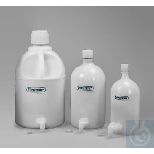 SP Bel-Art Polyethylene Carboys with Spigot; 4Liters (1 Gallon) - Luminix Health
