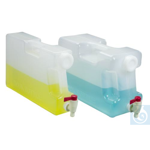 SP Bel-Art Polypropylene Book Bottle with Spigot;5 Liters (1.25 Gallons), 3³/8 x - Luminix Health