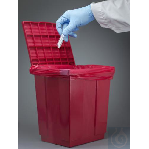 Image of SP Bel-Art Polypropylene Biohazard Disposal Can - Luminix Health