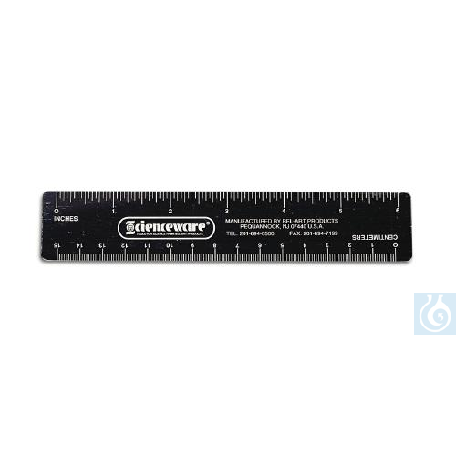 Image of SP Bel-Art Fluorescent Ruler; Metric/English - Luminix Health