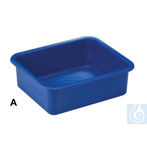 Image of SP Bel-Art Multipurpose Polypropylene Tray withhandles; 12¾ x 10½ x 4¼ in. - Luminix Health