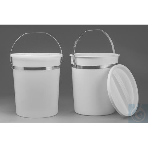 SP Bel-Art Polypropylene 7.6 Liter Pail; 10 in.Height, 8 in. I.D. - Luminix Health