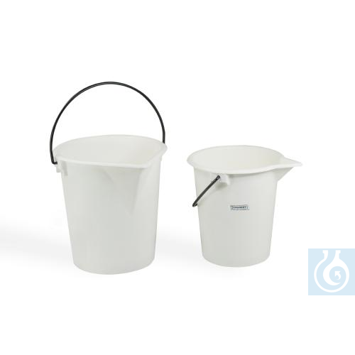 SP Bel-Art Heavy-Duty 15 Liter Pail; PolyethyleneBucket, 13 in. H x 11 in. I.D. - Luminix Health