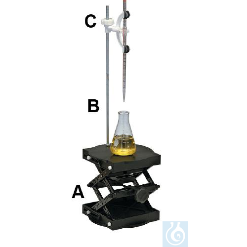 Image of SP Bel-Art Poly-Jaque Plastic Lab Jack - Luminix Health