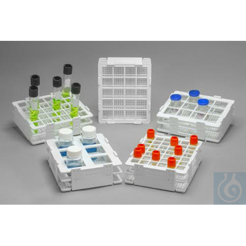 Image of SP Bel-Art No-Wire Bottle and Vial Rack; For 25- - Luminix Health