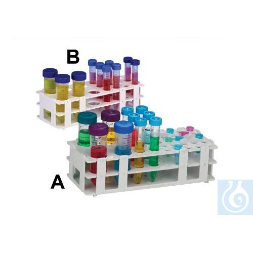 Image of SP Bel-Art No-Wire Multi-Tube Rack; 18 Places - Luminix Health