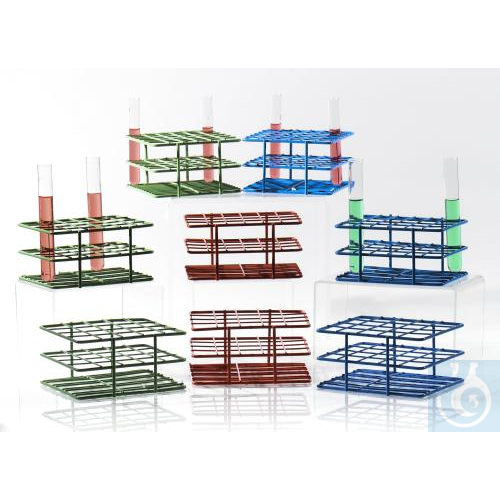Image of SP Bel-Art Poxygrid “Half-Size” Test Tube Rack; - Luminix Health