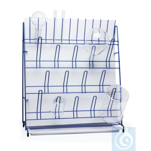 SP Bel-Art Poxygrid Labware Drain Stand; 16¾ x 6½ - Luminix Health