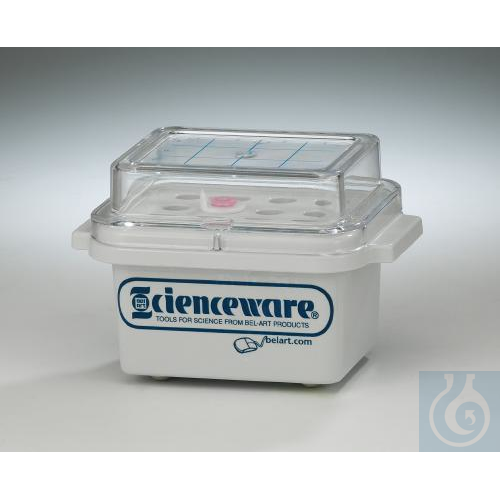 SP Bel-Art Cryo-Safe Mini Quick-Freeze Cooler;For 0.5 or 1.5ml Tubes; 12 Places, - Luminix Health