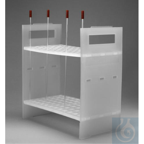 Image of SP Bel-Art NMR Sample Tube Rack; For 3mm Tubes,72 Places - Luminix Health