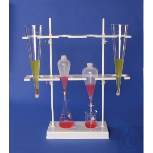 SP Bel-Art Polyethylene Imhoff Cone andSeparatory Funnel Rack; 8.5 x 26 x 29 in. - Luminix Health