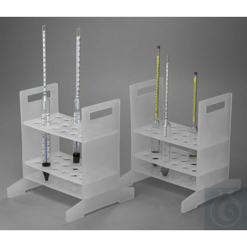 Image of SP Bel-Art Hydrometer Rack; For Long Hydrometers,18 Places, Polypropylene - Luminix Health