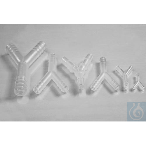 SP Bel-Art Wye (Y) Tubing Connectors for 5/16 in.Tubing; Polypropylene (Pack of - Luminix Health