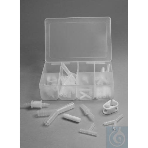 Image of SP Bel-Art 28-Piece Plastic Fitting Kit - Luminix Health