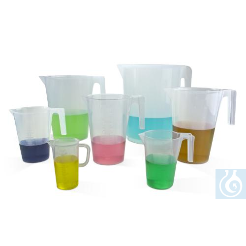 Image of SP Bel-Art Tall Form 250ml PolypropyleneGraduated Pitcher; 5ml Graduation - Luminix Health