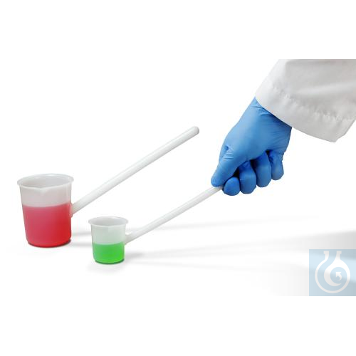 Image of SP Bel-Art Plastic Ladle; 250ml, 9 in. Handle - Luminix Health